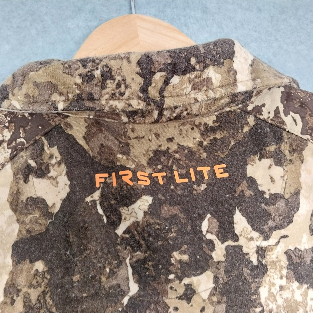 First Lite Sawtooth Hybrid Vest Large Cipher Camoflauge Hunting Outdoors Wool - Picture 7 of 12